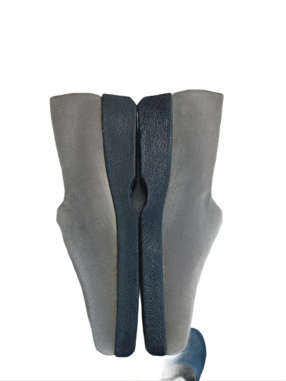 Stuart Weitzman Gray Fabric Slip-On Loafers Women's Size 9 M